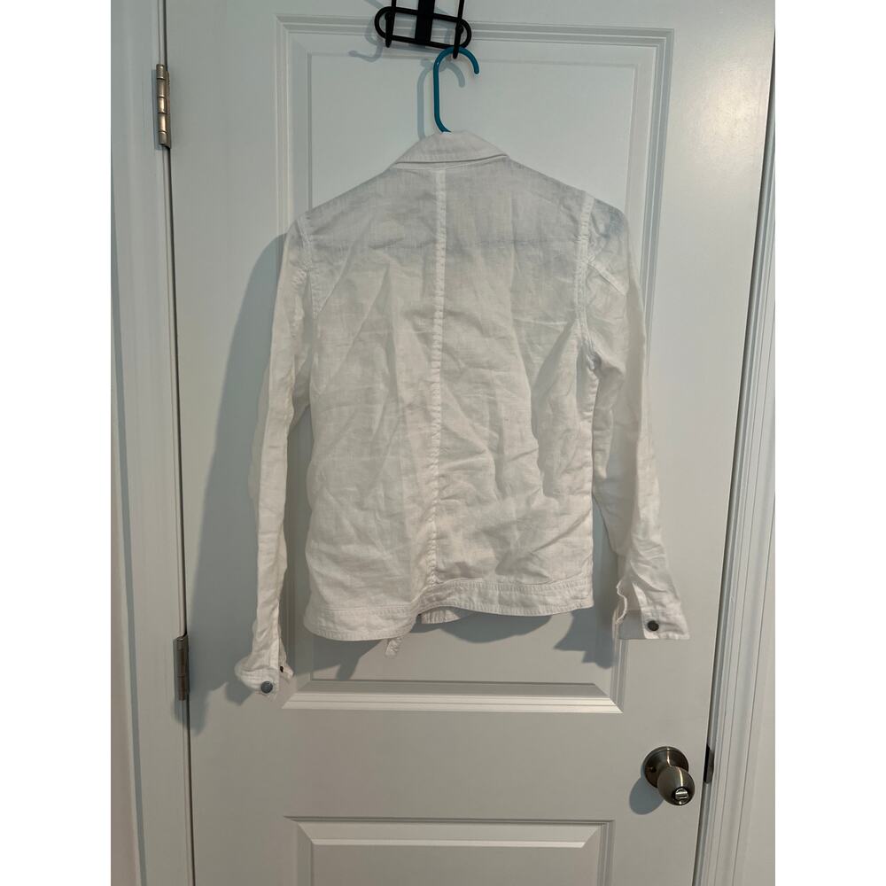 Cynthia Rowley White Linen Jacket – Size Small - Picture 5 of 5